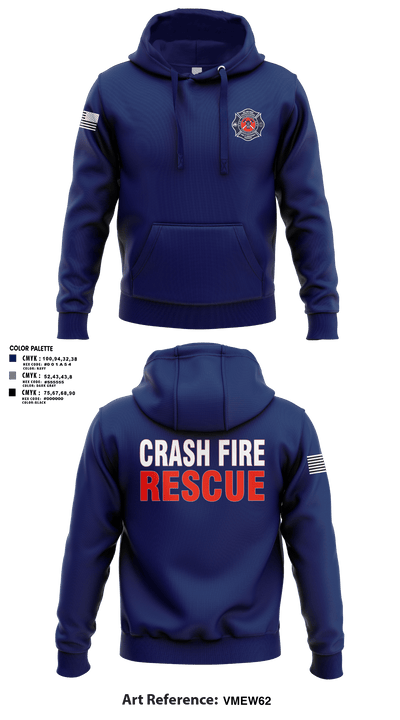 ISA Air base Fire Dept. 19172110 Hoodie - 67