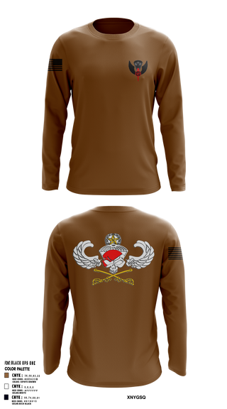 Long Sleeve Performance Shirt, Dog troop 1-509th, Army, Teamtime, Team time, sublimation, custom sports apparel, team uniforms, spirit wear, spiritwear, sports uniforms, custom shirts, team store, custom team store, fundraiser sports, apparel fundraiser