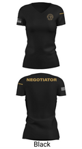 Montgomery County Police CNT 46228172 Women's Short Sleeve V-neck Shirt - 27