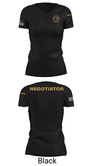 Womens Short Sleeve Vneck Shirt, Montgomery County Police CNT, , Teamtime, Team time, sublimation, custom sports apparel, team uniforms, spirit wear, spiritwear, sports uniforms, custom shirts, team store, custom team store, fundraiser sports, apparel fundraiser