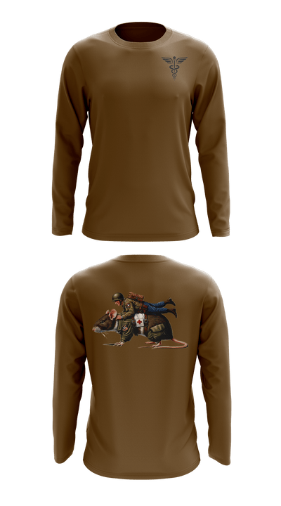 Ratpack 1-319th AFAR 82nd ABN 44099862 Long Sleeve Performance Shirt 41