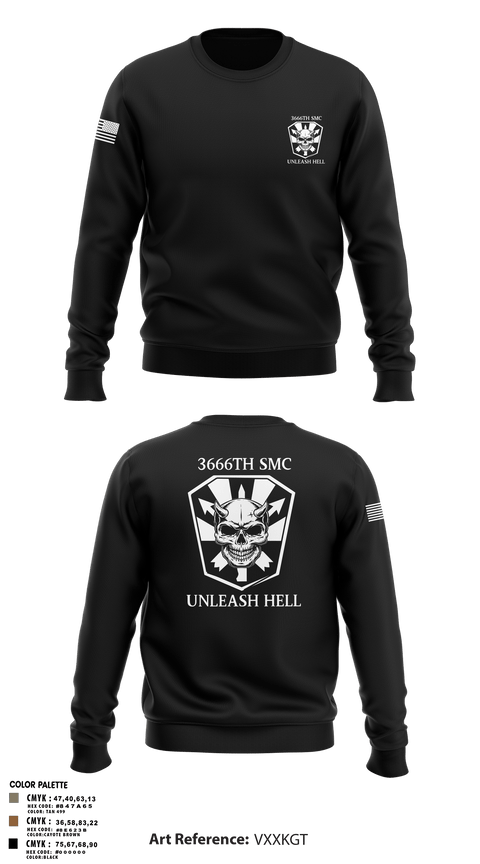 Crew Neck Sweatshirt, 3666 Support Maintenance Company, , Teamtime, Team time, sublimation, custom sports apparel, team uniforms, spirit wear, spiritwear, sports uniforms, custom shirts, team store, custom team store, fundraiser sports, apparel fundraiser