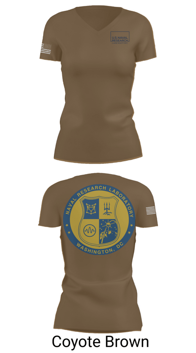 Naval Research Lab 68705363 Women's Short Sleeve V-neck Shirt - 8
