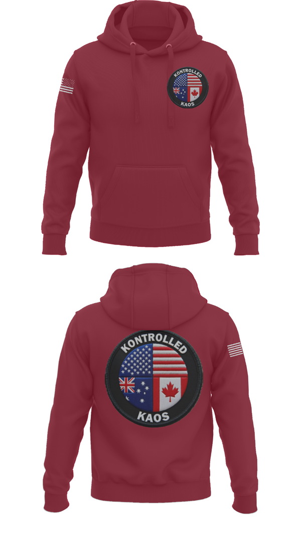 Hoodie, Kontrolled Kaos, E-Sports, Teamtime, Team time, sublimation, custom sports apparel, team uniforms, spirit wear, spiritwear, sports uniforms, custom shirts, team store, custom team store, fundraiser sports, apparel fundraiser