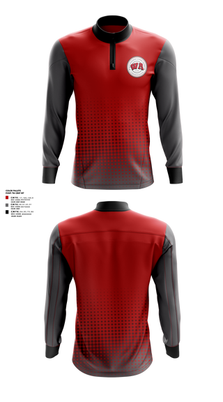 Quarter Zip Jacket, West Allegheny Marching Pride Band, Spirit Store, Teamtime, Team time, sublimation, custom sports apparel, team uniforms, spirit wear, spiritwear, sports uniforms, custom shirts, team store, custom team store, fundraiser sports, apparel fundraiser
