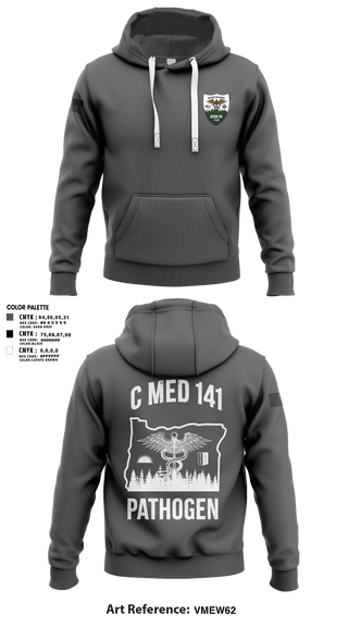 Hoodie, C Med, National Guard, Teamtime, Team time, sublimation, custom sports apparel, team uniforms, spirit wear, spiritwear, sports uniforms, custom shirts, team store, custom team store, fundraiser sports, apparel fundraiser