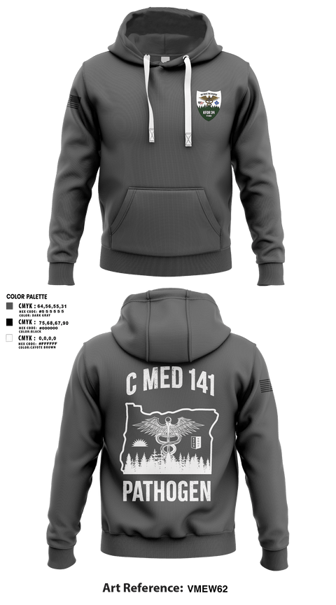 Hoodie, C Med, National Guard, Teamtime, Team time, sublimation, custom sports apparel, team uniforms, spirit wear, spiritwear, sports uniforms, custom shirts, team store, custom team store, fundraiser sports, apparel fundraiser