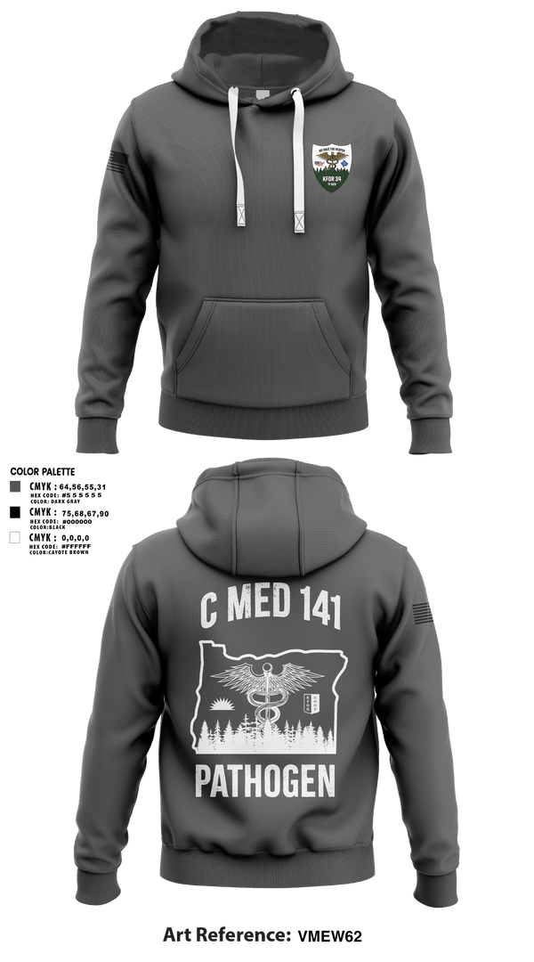 Hoodie, C Med, National Guard, Teamtime, Team time, sublimation, custom sports apparel, team uniforms, spirit wear, spiritwear, sports uniforms, custom shirts, team store, custom team store, fundraiser sports, apparel fundraiser