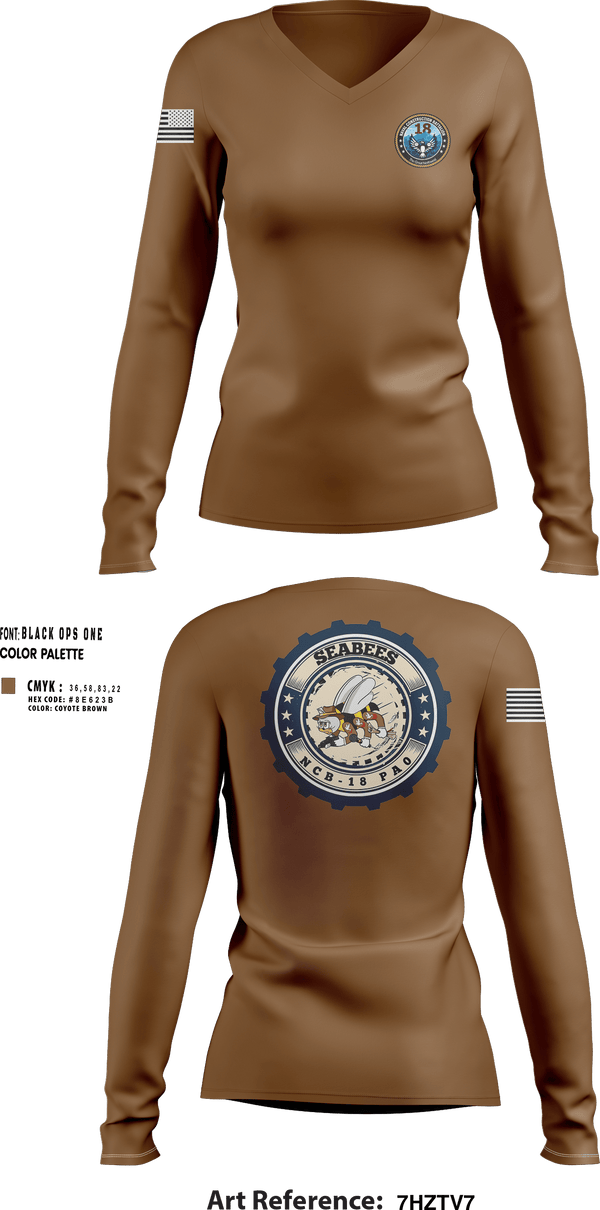 Womens Long Sleeve Vneck Shirt, NCB-18, , Teamtime, Team time, sublimation, custom sports apparel, team uniforms, spirit wear, spiritwear, sports uniforms, custom shirts, team store, custom team store, fundraiser sports, apparel fundraiser