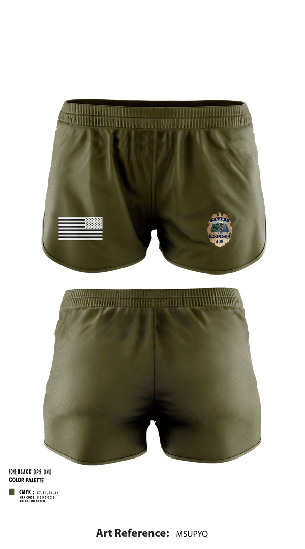 Ranger Panties, KAUAI POLICE DEPT, , Teamtime, Team time, sublimation, custom sports apparel, team uniforms, spirit wear, spiritwear, sports uniforms, custom shirts, team store, custom team store, fundraiser sports, apparel fundraiser
