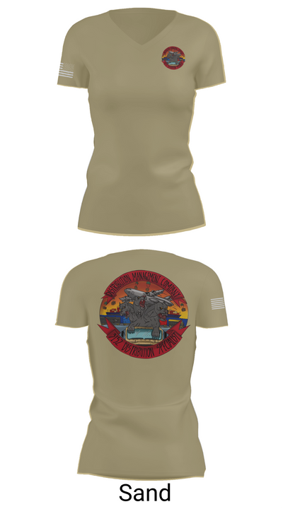 Distribution Management Instructional Company 92076770 Women's Short Sleeve V-neck Shirt - 88
