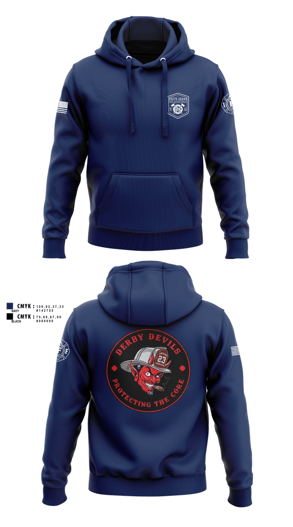 Hoodie, South Adams County FD, Fire Department, Teamtime, Team time, sublimation, custom sports apparel, team uniforms, spirit wear, spiritwear, sports uniforms, custom shirts, team store, custom team store, fundraiser sports, apparel fundraiser