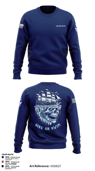 Crew Neck Sweatshirt, HQ, 95th CM CO, Army, Teamtime, Team time, sublimation, custom sports apparel, team uniforms, spirit wear, spiritwear, sports uniforms, custom shirts, team store, custom team store, fundraiser sports, apparel fundraiser