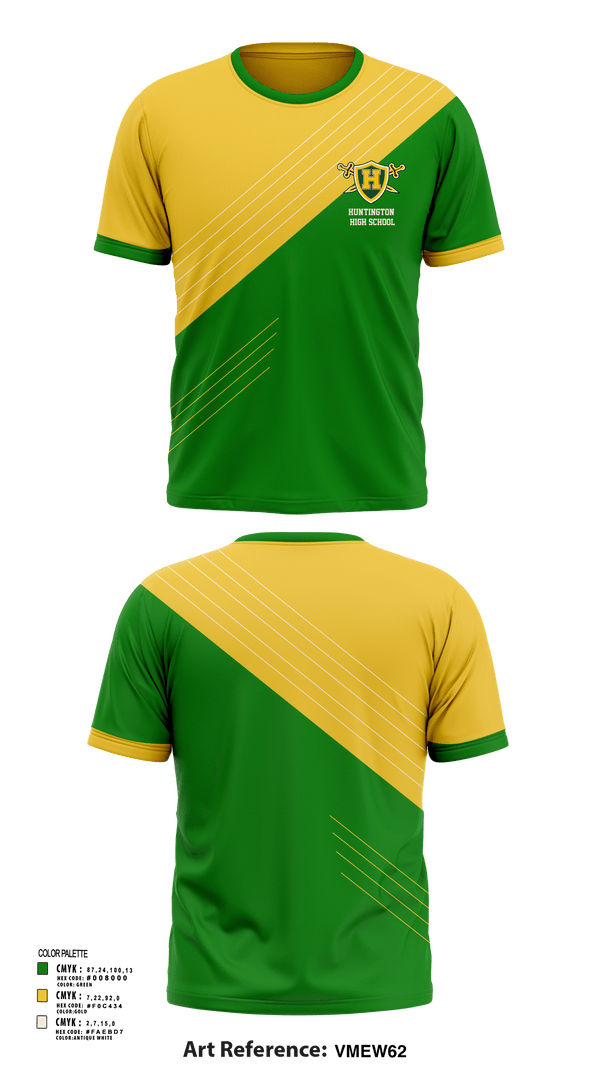 Short Sleeve Performance Shirt, Huntington High School, Tennis, Teamtime, Team time, sublimation, custom sports apparel, team uniforms, spirit wear, spiritwear, sports uniforms, custom shirts, team store, custom team store, fundraiser sports, apparel fundraiser