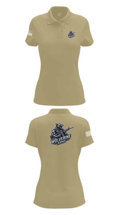 Wolverine Arms 65680976 Women's Short Sleeve Performance Polo  - 43