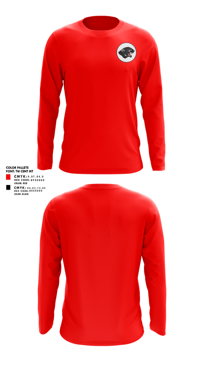 North Central High School Track 55691362 Long Sleeve Performance Shirt 2