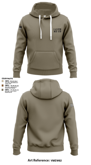 Hoodie, 145th MT CO, , Teamtime, Team time, sublimation, custom sports apparel, team uniforms, spirit wear, spiritwear, sports uniforms, custom shirts, team store, custom team store, fundraiser sports, apparel fundraiser