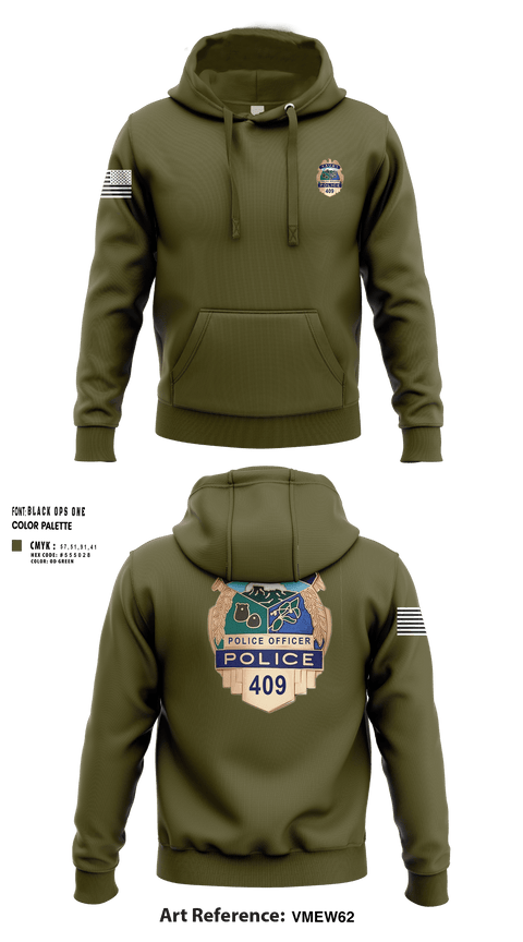Hoodie, KAUAI POLICE DEPT, , Teamtime, Team time, sublimation, custom sports apparel, team uniforms, spirit wear, spiritwear, sports uniforms, custom shirts, team store, custom team store, fundraiser sports, apparel fundraiser
