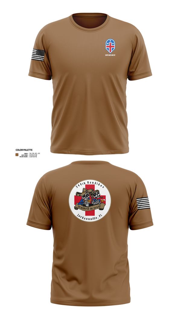 Short Sleeve Performance Shirt, 349th Medical Augmentation Det., , Teamtime, Team time, sublimation, custom sports apparel, team uniforms, spirit wear, spiritwear, sports uniforms, custom shirts, team store, custom team store, fundraiser sports, apparel fundraiser