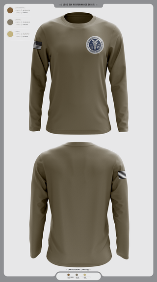 Long Sleeve Performance Shirt, PREVENTATIVE MEDICINE, , Teamtime, Team time, sublimation, custom sports apparel, team uniforms, spirit wear, spiritwear, sports uniforms, custom shirts, team store, custom team store, fundraiser sports, apparel fundraiser