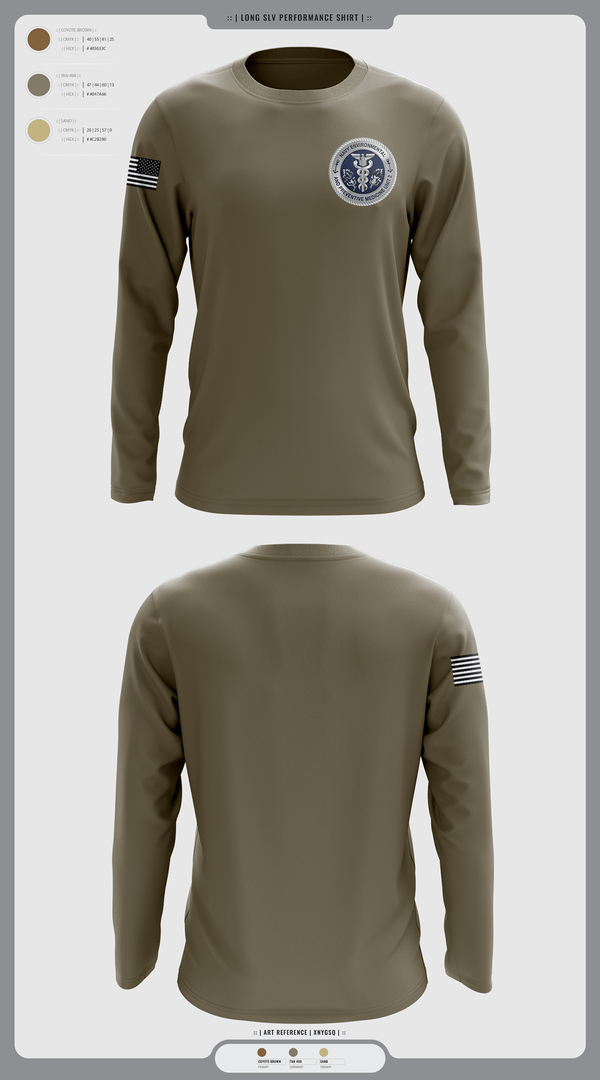 Long Sleeve Performance Shirt, PREVENTATIVE MEDICINE, , Teamtime, Team time, sublimation, custom sports apparel, team uniforms, spirit wear, spiritwear, sports uniforms, custom shirts, team store, custom team store, fundraiser sports, apparel fundraiser
