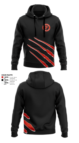 Hoodie, Proctor Raiders, Bowling, Teamtime, Team time, sublimation, custom sports apparel, team uniforms, spirit wear, spiritwear, sports uniforms, custom shirts, team store, custom team store, fundraiser sports, apparel fundraiser