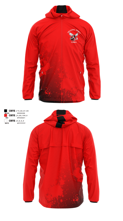 Windbreaker, Chillicothe Hornets Tennis, Tennis, Teamtime, Team time, sublimation, custom sports apparel, team uniforms, spirit wear, spiritwear, sports uniforms, custom shirts, team store, custom team store, fundraiser sports, apparel fundraiser