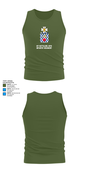 Tank Top, 1st Battalion, 16th Infantry Regiment, , Teamtime, Team time, sublimation, custom sports apparel, team uniforms, spirit wear, spiritwear, sports uniforms, custom shirts, team store, custom team store, fundraiser sports, apparel fundraiser