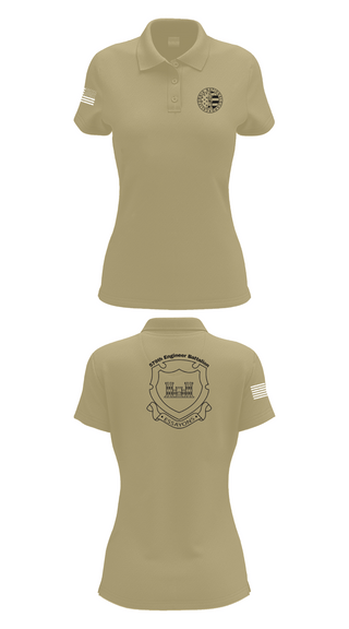 Womens Short Sleeve Performance Polo, 132d MRBC, 579th EN BN, 49th MP DIV, , Teamtime, Team time, sublimation, custom sports apparel, team uniforms, spirit wear, spiritwear, sports uniforms, custom shirts, team store, custom team store, fundraiser sports, apparel fundraiser
