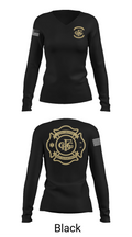 Casa Grande Fire Department 38585599 Women's Long Sleeve V-neck Shirt - 37