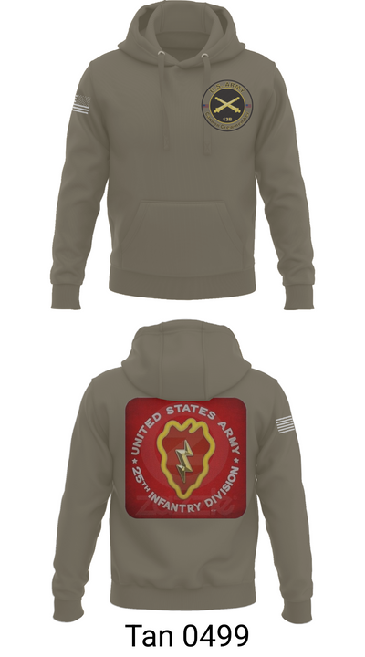 25th infantry division C-Btry 1/8 FA 8241745 Hoodie - 78