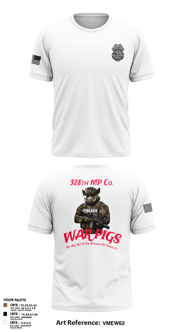 Short Sleeve Performance Shirt, 328th MP Co., , Teamtime, Team time, sublimation, custom sports apparel, team uniforms, spirit wear, spiritwear, sports uniforms, custom shirts, team store, custom team store, fundraiser sports, apparel fundraiser