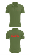 ISA Air base Fire Dept. 19172110 Short Sleeve Performance Polo - 47