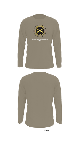 Long Sleeve Performance Shirt, 25th infantry division C-Btry 1/8 FA, , Teamtime, Team time, sublimation, custom sports apparel, team uniforms, spirit wear, spiritwear, sports uniforms, custom shirts, team store, custom team store, fundraiser sports, apparel fundraiser