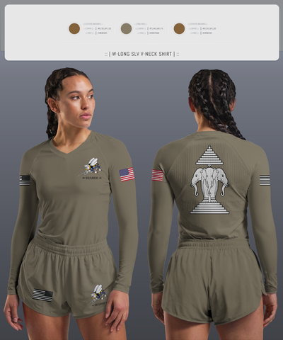 Seabee 35405750 Women's Long Sleeve V-neck Shirt - 2