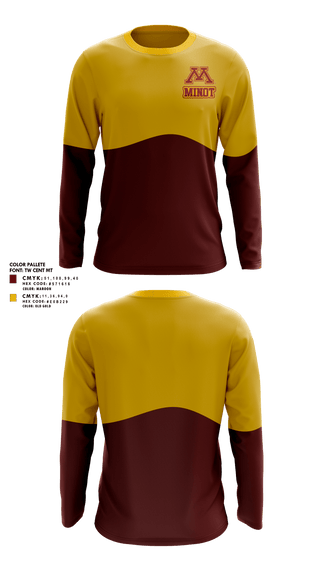 Long Sleeve Performance Shirt, Minot High Majettes Track & Field, Track & Field, Teamtime, Team time, sublimation, custom sports apparel, team uniforms, spirit wear, spiritwear, sports uniforms, custom shirts, team store, custom team store, fundraiser sports, apparel fundraiser