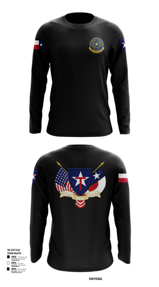 Long Sleeve Performance Shirt, 2BN, 3BDE TXSG, , Teamtime, Team time, sublimation, custom sports apparel, team uniforms, spirit wear, spiritwear, sports uniforms, custom shirts, team store, custom team store, fundraiser sports, apparel fundraiser