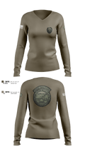 NEMLEC SWAT 38591505 Women's Long Sleeve V-neck Shirt - 1
