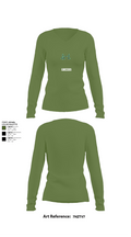 Greeks 13518002 Women's Long Sleeve V-neck Shirt - 42