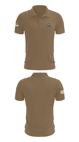 Short Sleeve Performance Polo, 441st Engineer Company, Army, Teamtime, Team time, sublimation, custom sports apparel, team uniforms, spirit wear, spiritwear, sports uniforms, custom shirts, team store, custom team store, fundraiser sports, apparel fundraiser