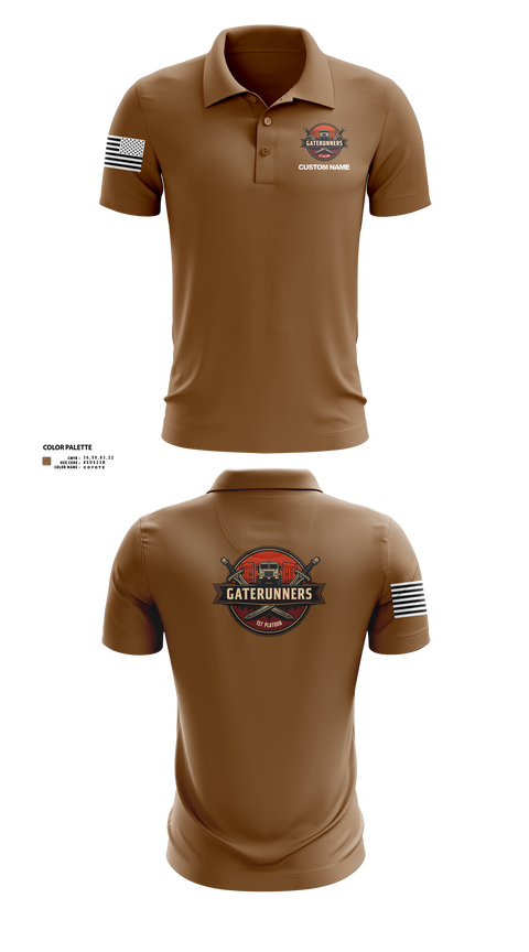 Short Sleeve Performance Polo, C Co 541st, Army, Teamtime, Team time, sublimation, custom sports apparel, team uniforms, spirit wear, spiritwear, sports uniforms, custom shirts, team store, custom team store, fundraiser sports, apparel fundraiser