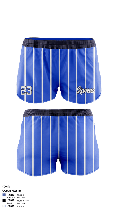Irvington Preparatory Academy Softball 81081821 Women's Shorts - 2