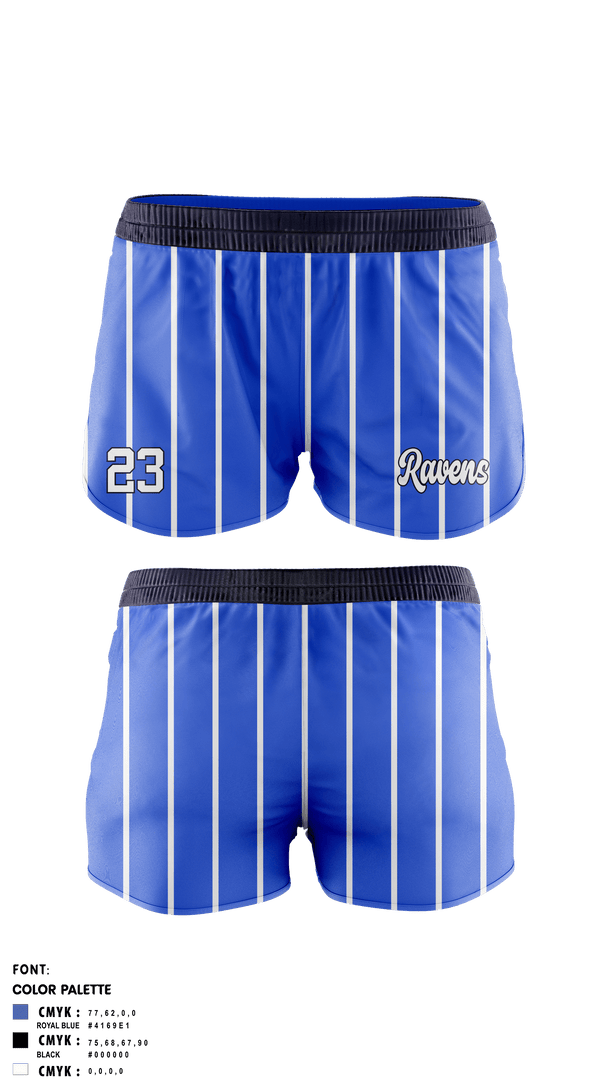 Womens Shorts, Irvington Preparatory Academy Softball, Softball, Teamtime, Team time, sublimation, custom sports apparel, team uniforms, spirit wear, spiritwear, sports uniforms, custom shirts, team store, custom team store, fundraiser sports, apparel fundraiser
