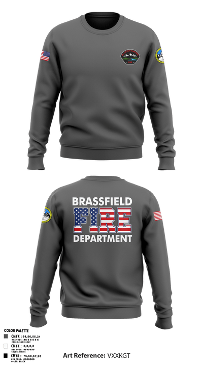 Marine corps mountain warfare training center fire and emergency services 80020462 Crew Neck Sweatshirt - 7