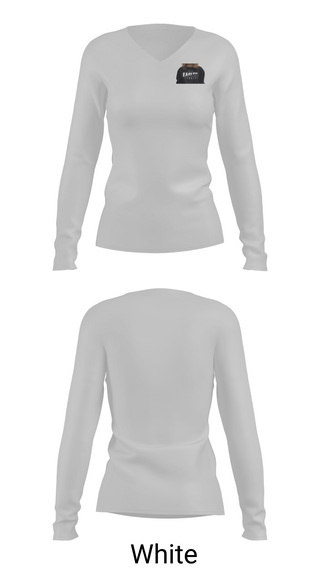 Womens Long Sleeve Vneck Shirt, Covenant Christian High School Tennis, Tennis, Teamtime, Team time, sublimation, custom sports apparel, team uniforms, spirit wear, spiritwear, sports uniforms, custom shirts, team store, custom team store, fundraiser sports, apparel fundraiser