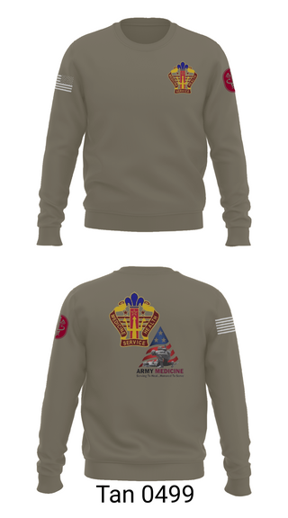 Crew Neck Sweatshirt, USA MEDDAC KAHC, Army, Teamtime, Team time, sublimation, custom sports apparel, team uniforms, spirit wear, spiritwear, sports uniforms, custom shirts, team store, custom team store, fundraiser sports, apparel fundraiser