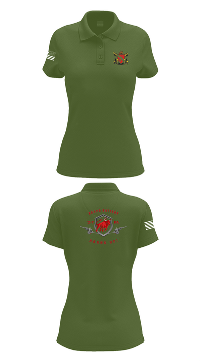 Bravo Battery 3-7 FA 34354529 Women's Short Sleeve Performance Polo  - 55