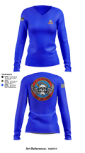 A Co, 2-13th Aviation Regiment 86069312 Women's Long Sleeve V-neck Shirt - 18