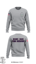 Miami Dade Fire Rescue 80613731 Crew Neck Sweatshirt - 1
