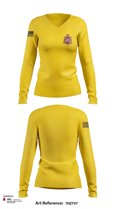 B CO, 29 BSB, 29 IBCT 41132449 Women's Long Sleeve V-neck Shirt - 103 (1)